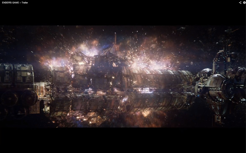 Illustration for article titled What do screencaps reveal about the future horrors of Ender's Game?